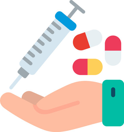 Treatment Flat Icon Designのイラスト素材
