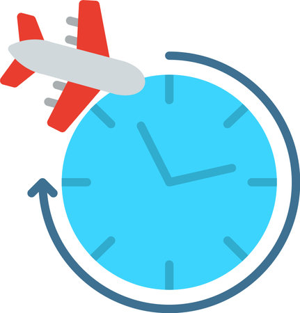 Clock Flat Icon Designのイラスト素材