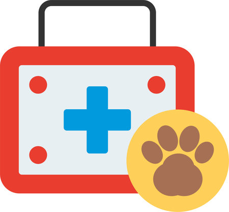 First Aid Kit Flat Icon Designのイラスト素材