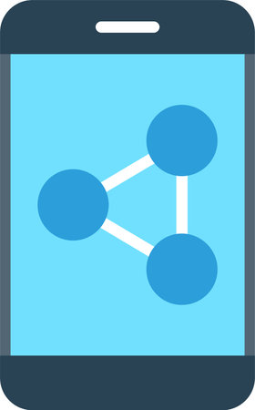 Share Flat Icon Designのイラスト素材