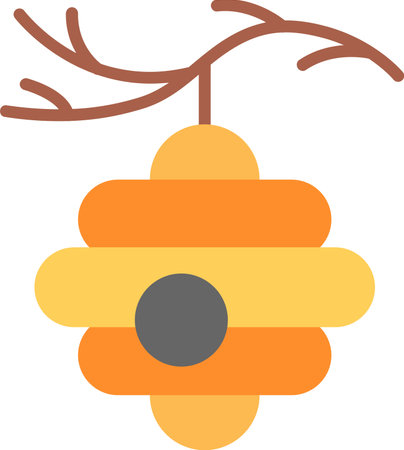 Hive Flat Icon Designのイラスト素材
