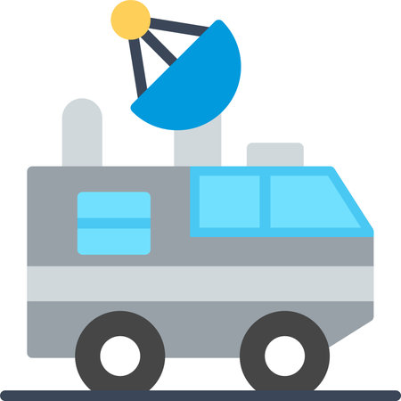 Vehicle Flat Icon Designのイラスト素材