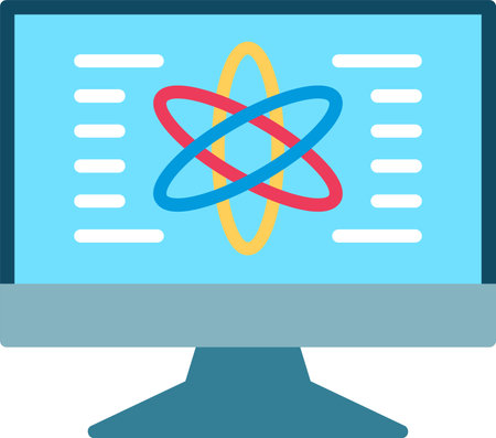 Science Flat Vector Icon Designのイラスト素材