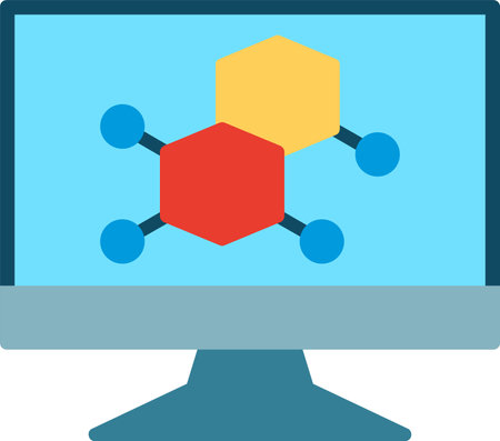 Cell Flat Vector Icon Designのイラスト素材