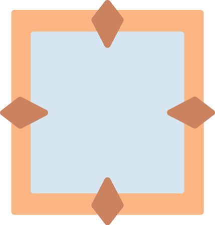 Frame Flat Icon Designのイラスト素材