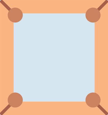 Frame Flat Icon Designのイラスト素材