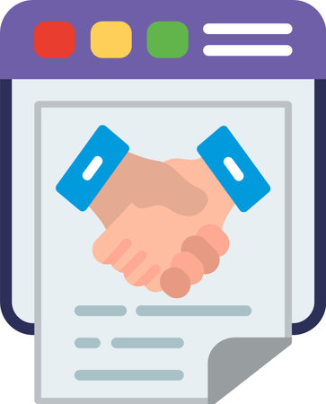 Website Flat Vector Icon Designのイラスト素材