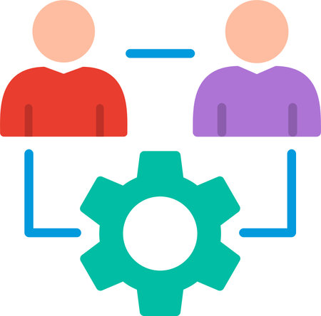 Management Flat Icon Designのイラスト素材