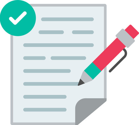 Document Flat Vector Icon Designのイラスト素材