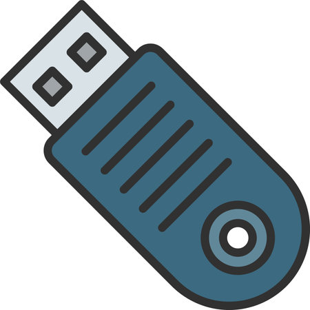Usb Flat Icon Design