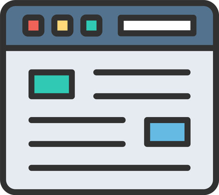 Webpage Flat Icon Design