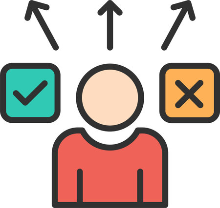 Decide Flat Icon Designのイラスト素材