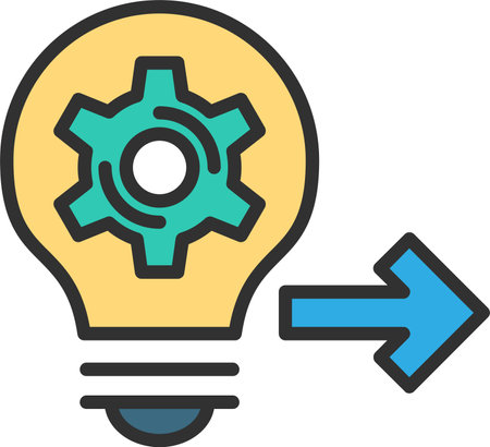 Direction Flat Icon Designのイラスト素材