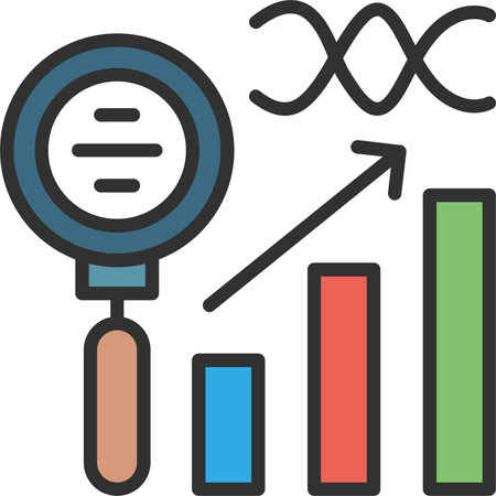 Analytics Flat Icon Designのイラスト素材