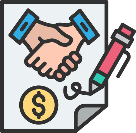 Business Flat Icon Designのイラスト素材
