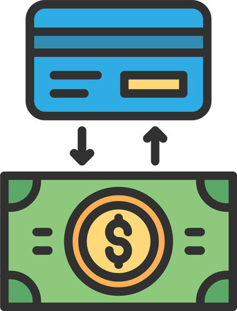 Exchange Flat Icon Designのイラスト素材