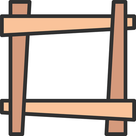 Frame Flat Icon Designのイラスト素材