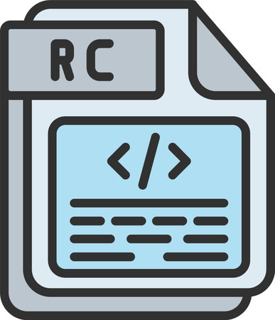 RC Line Filled Iconのイラスト素材
