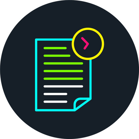 Pending Line Multi Color Iconのイラスト素材