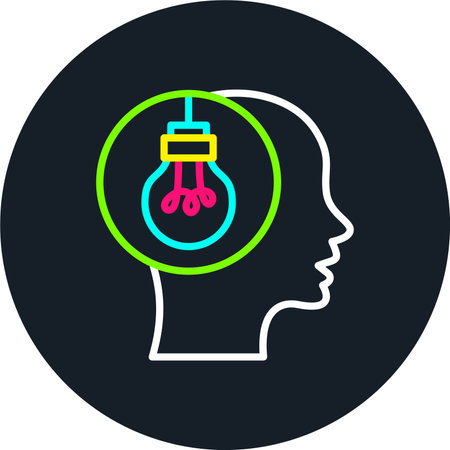 Idea Line Multi Color Iconのイラスト素材