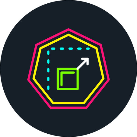 Scalable Line Multi Color Iconのイラスト素材