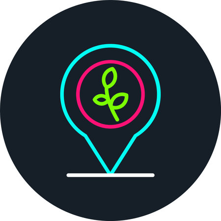 Placeholder Line Multi Color Iconのイラスト素材