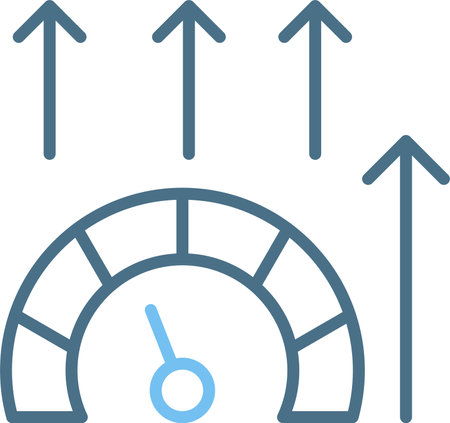 Performance Line Two Color Iconのイラスト素材