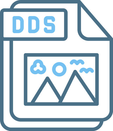 DDS Line Two Color Icon