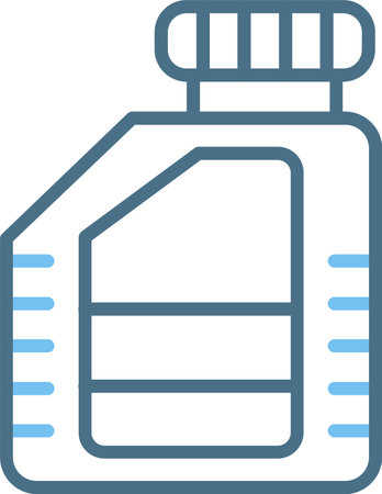 Oil Line Two Color Iconのイラスト素材