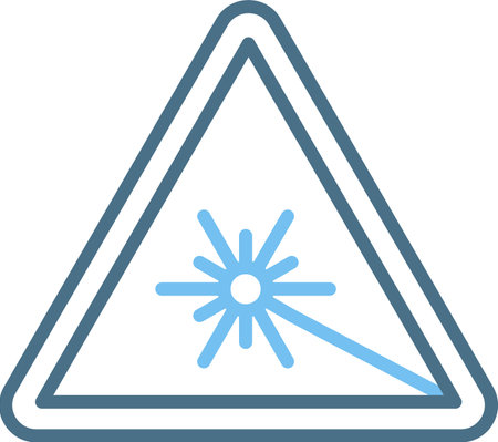 Laser Line Two Color Iconのイラスト素材