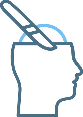 Surgery Line Two Color Iconのイラスト素材