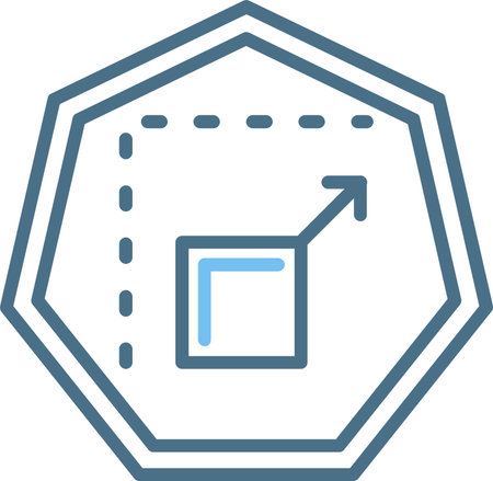 Scalable Line Two Color Iconのイラスト素材