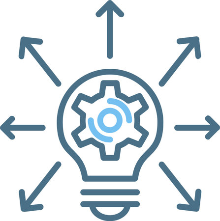 Opportunity Line Two Color Iconのイラスト素材
