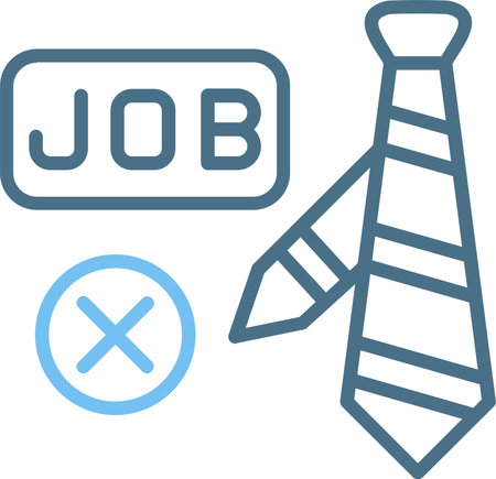 Job Line Two Color Iconのイラスト素材