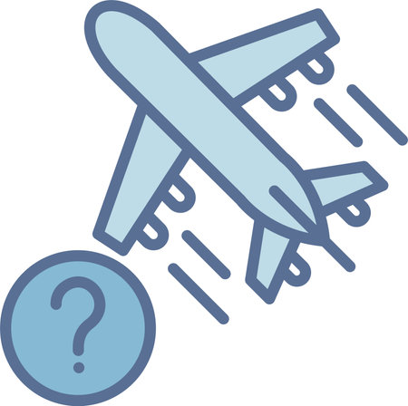 Unknown Filled Blue Icon Designのイラスト素材