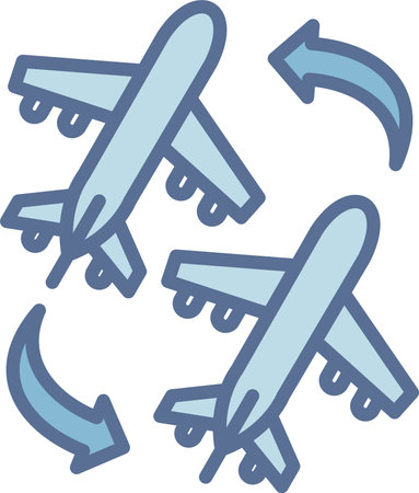 Transfer Filled Blue Icon Designのイラスト素材