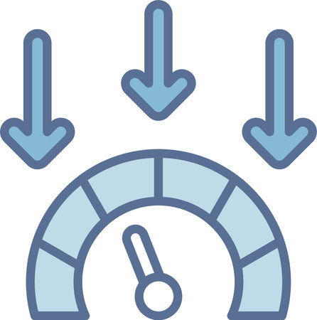 Low Filled Blue Icon Designのイラスト素材
