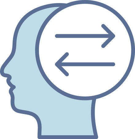 Arrows Filled Blue Icon Designのイラスト素材