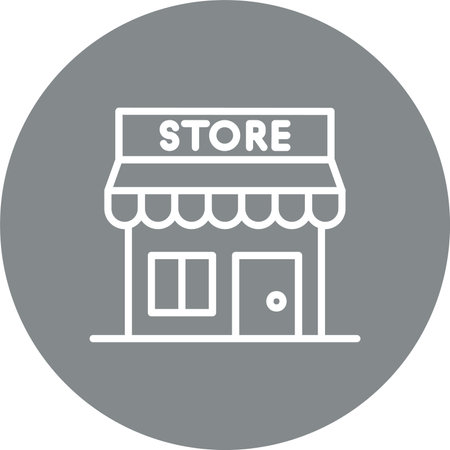 Store Multi Color Circle Icon
