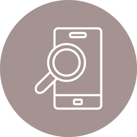 Search Multi Color Circle Iconのイラスト素材