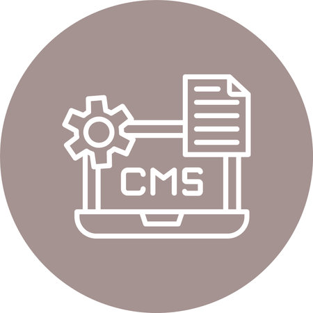 Cms Multi Color Circle Iconのイラスト素材