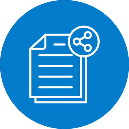 Share Multi Color Circle Iconのイラスト素材