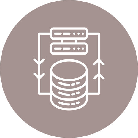 Dataset Multi Color Circle Iconのイラスト素材