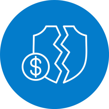 Protection Multi Color Circle Iconのイラスト素材