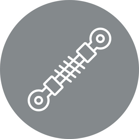 Shock Absorber Multi Color Circle Icon