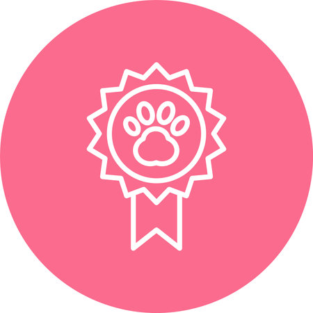 Award Multi Color Circle Iconのイラスト素材