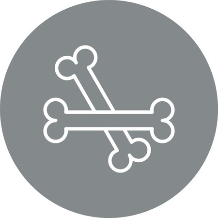 Bone Multi Color Circle Icon
