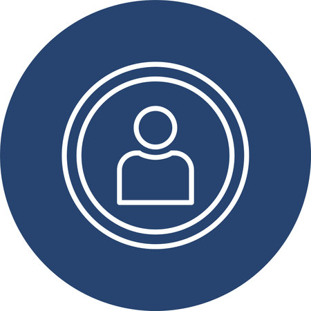 User Multi Color Circle Iconのイラスト素材