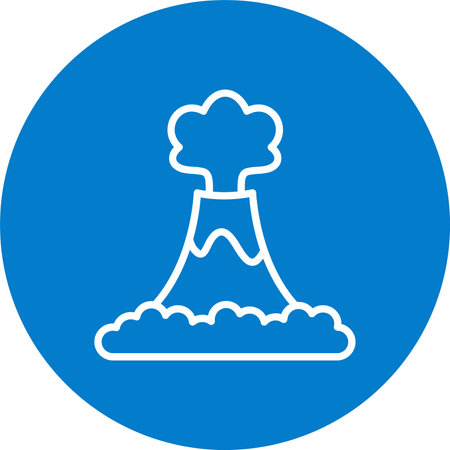 Valcano Multi Color Circle Iconのイラスト素材