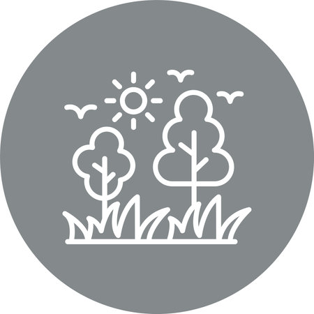 Environmentalsim Multi Color Circle Iconのイラスト素材